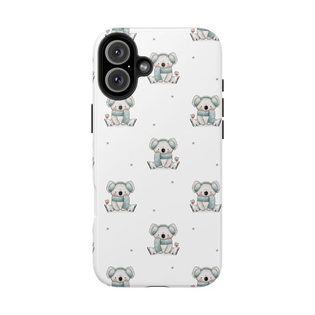 Cute Koala Tough Phone Case - Durable Protection for Nature Lovers