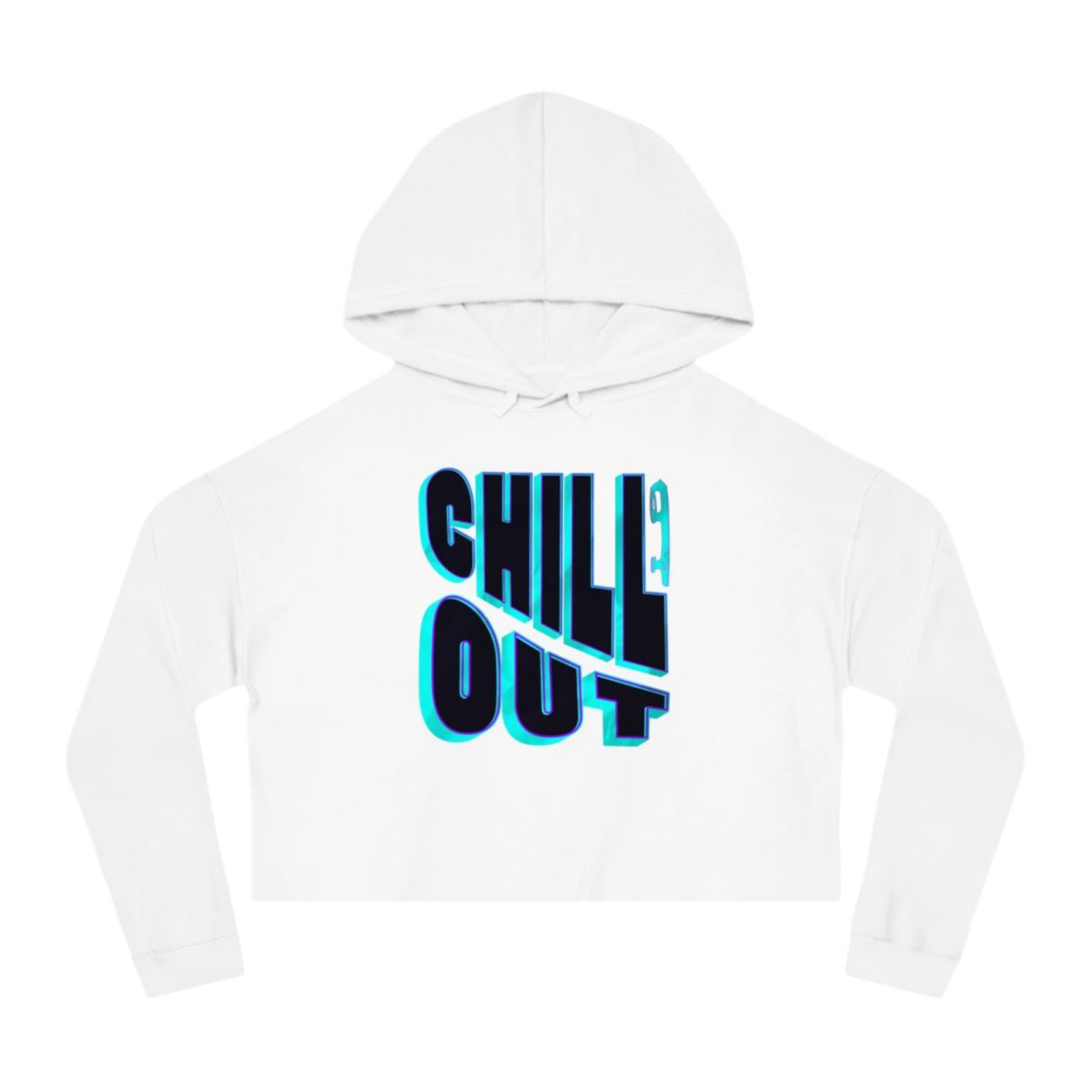 Chill Out Women’s Cropped Hooded Sweatshirt