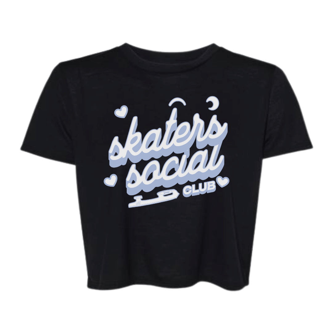 Skater's Social Club Flowy Crop - Adults Skate Too LLC