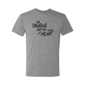 Skating Has My Heart T-Shirt - Adults Skate Too LLC