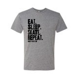 Eat Sleep Skate Repeat T-Shirt - Adults Skate Too LLC