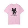 Knife Shoes Cat T-Shirt