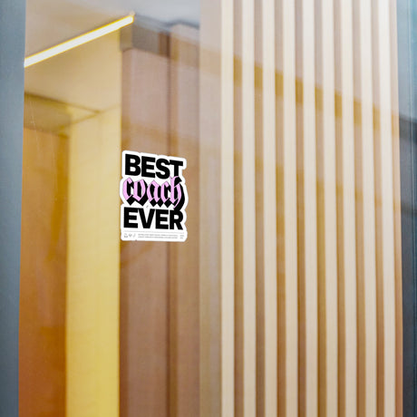 Best Coach Ever Vinyl Stickers - Adults Skate Too LLC