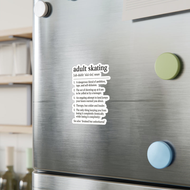 Adult Skating Vinyl Sticker - Adults Skate Too LLC