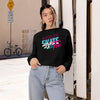 Retro Women's Cropped Fleece Pullover