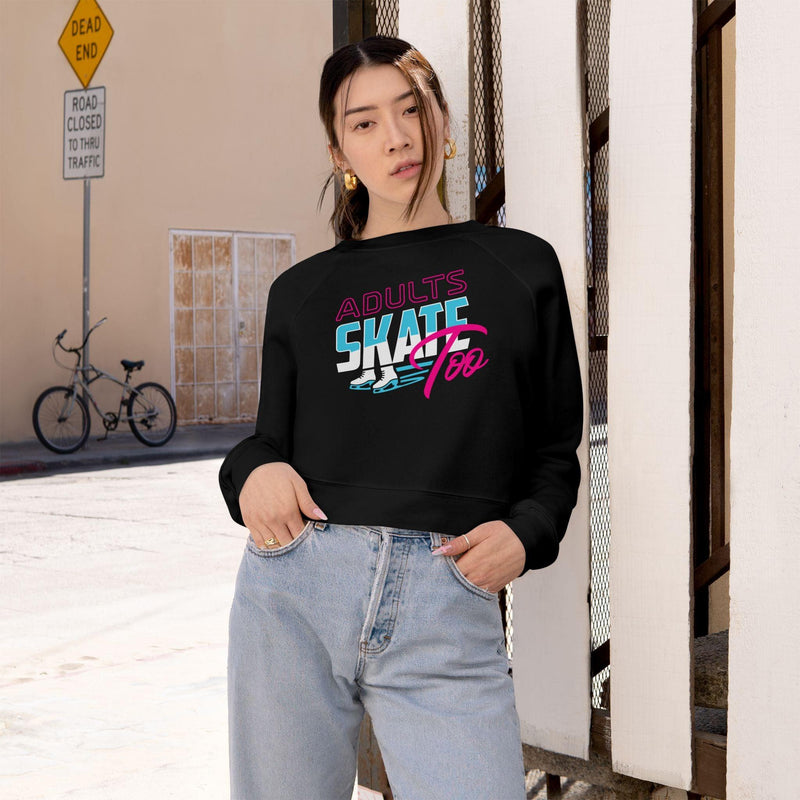Retro Women's Cropped Fleece Pullover