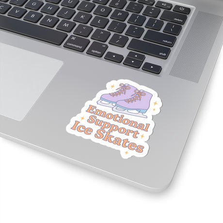 Emotional Support Ice Skates Sticker - Adults Skate Too LLC