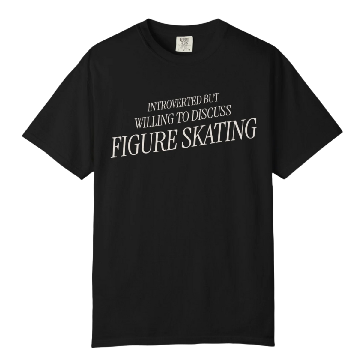 Introverted but Willing to Discuss Figure Skating T-Shirt - Adults Skate Too LLC