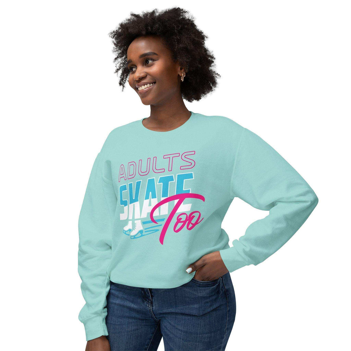 Retro Unisex Sweatshirt - Adults Skate Too LLC