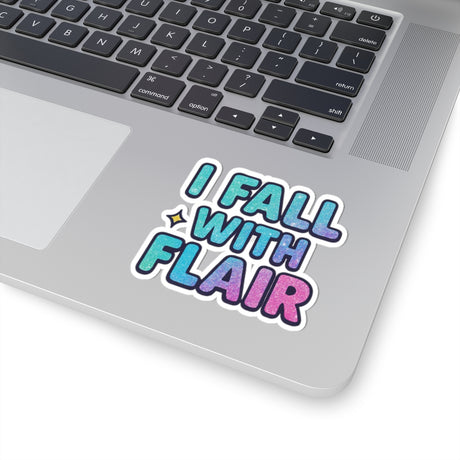 I Fall With Flair Stickers - Adults Skate Too LLC