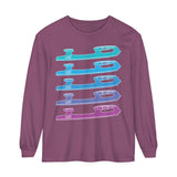 Blade Gradient Unisex Long Sleeve T-Shirt - Adults Skate Too LLC