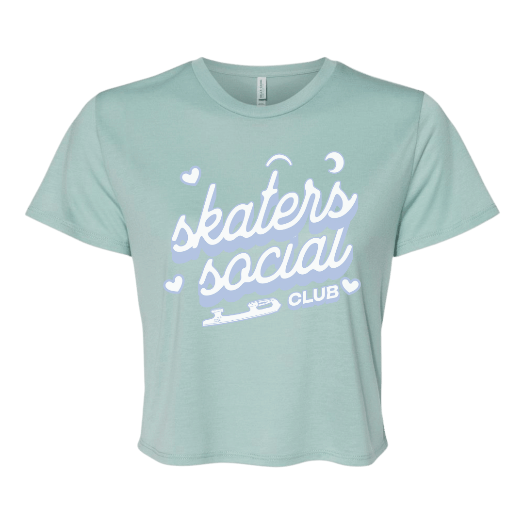 Skater's Social Club Flowy Crop - Adults Skate Too LLC