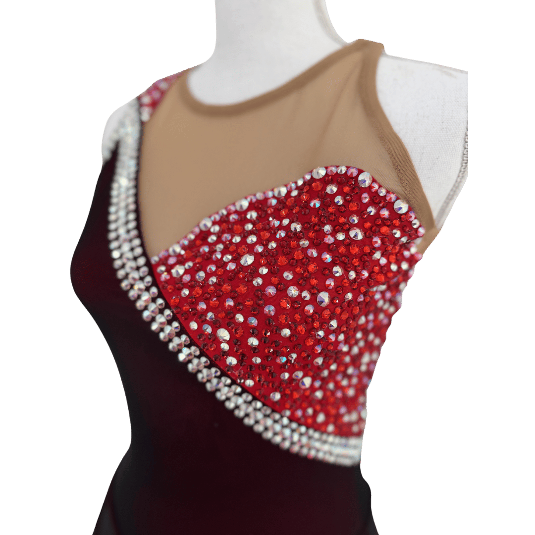 *Pre-Owned* Brad Griffies Beaded Competition Dress Size 6