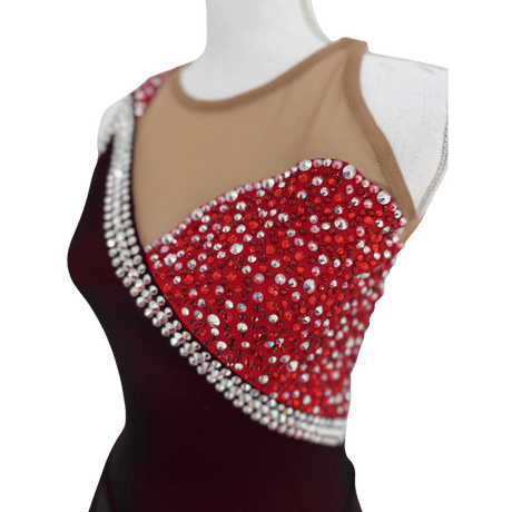 *Pre-Owned* Brad Griffies Beaded Competition Dress Size 6 - Adults Skate Too LLC