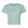 Ice Skate Heartstrings Flowy Crop