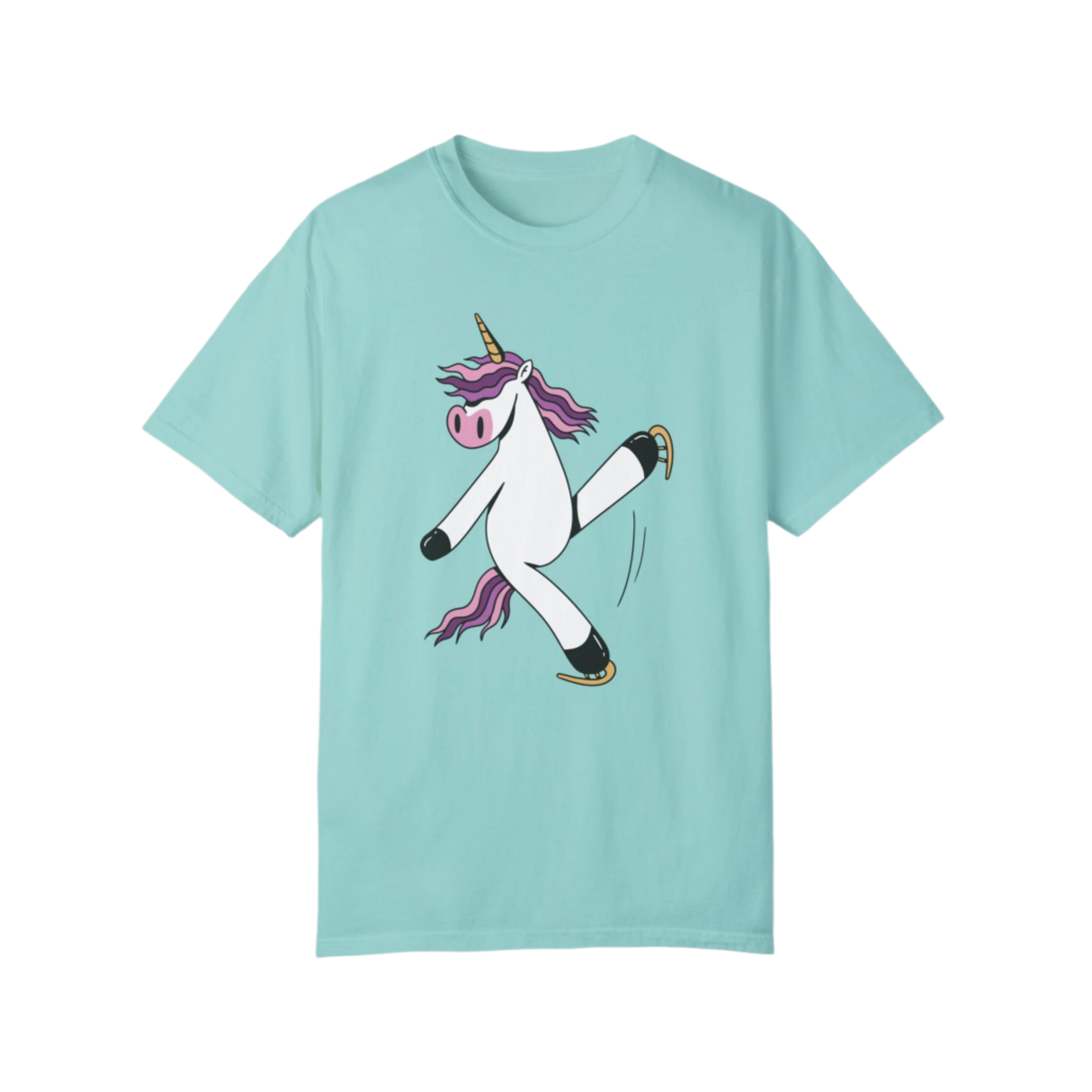 Skating Unicorn Unisex T-Shirt - Adults Skate Too LLC