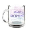 SKATING Glass Mug