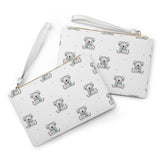 Koala On Ice Zip Clutch