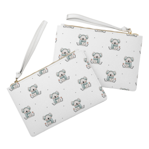 Koala On Ice Zip Clutch