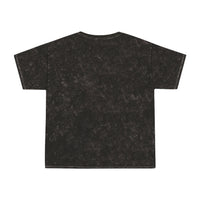 Black t-shirt on a white background
