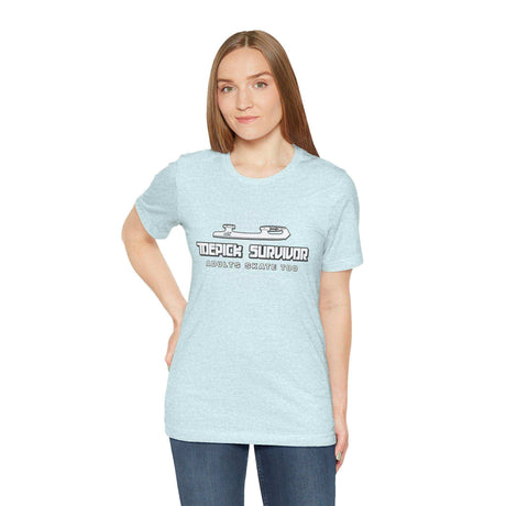 Toepick Survivor Tee - Adults Skate Too LLC