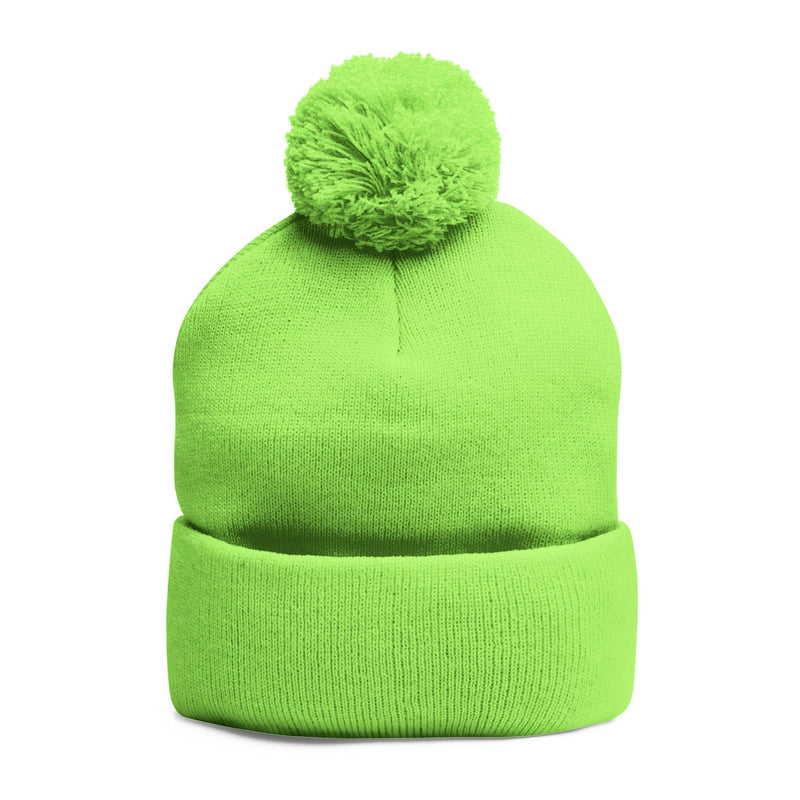 Adults Skate Too Pom Embroidered Beanie