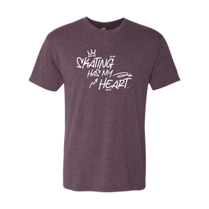 Skating Has My Heart T-Shirt - Adults Skate Too LLC