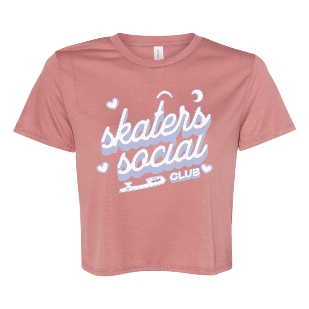 Skater's Social Club Flowy Crop - Adults Skate Too LLC