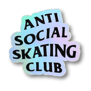 Anti Social Skating Club Holographic Sticker