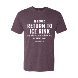 If Found T-Shirt - Adults Skate Too LLC