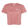 Ice Skate Heartstrings Flowy Crop