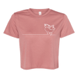 Ice Skate Heartstrings Flowy Crop - Adults Skate Too LLC