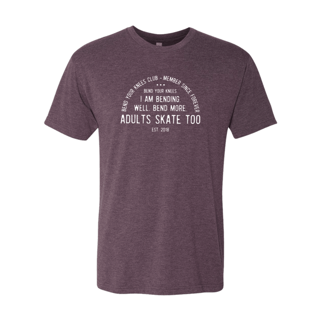 Bend Your Knees Club T-Shirt - Adults Skate Too LLC