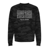 Languages Camo Sweatshirt - Adults Skate Too LLC