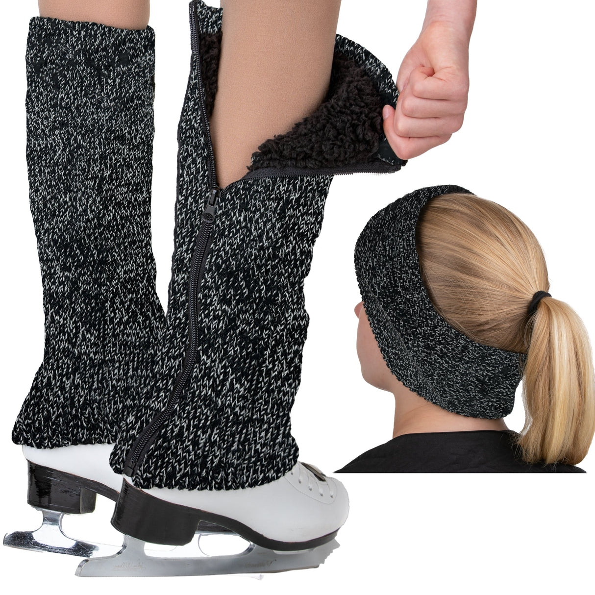 CRS Cross Leg Warmers and Headband Set