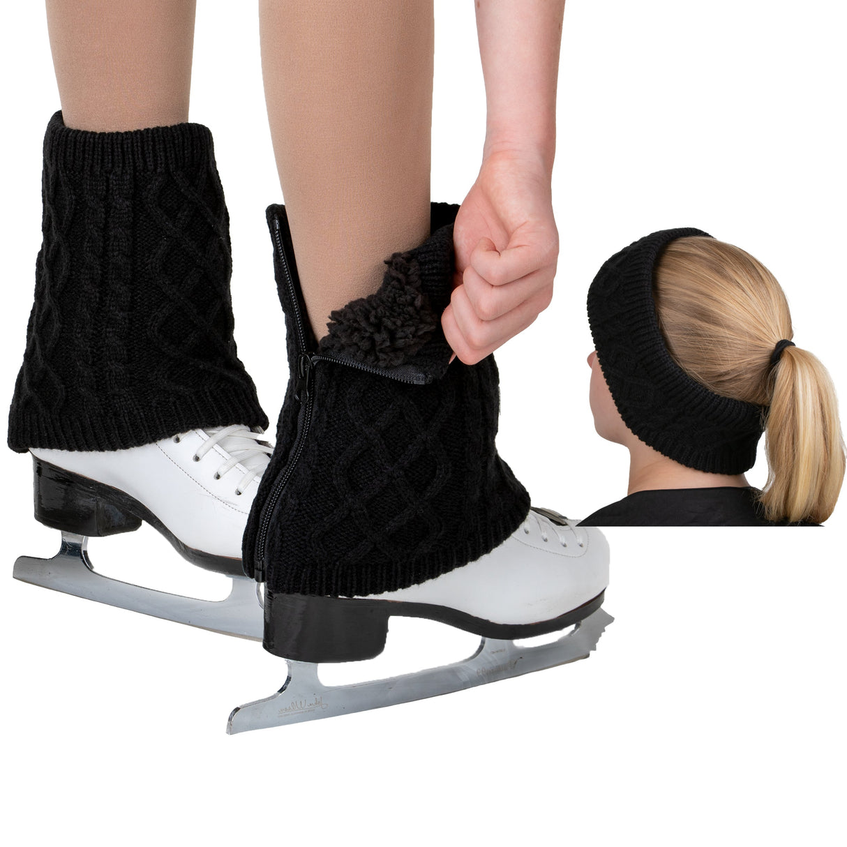 CRS Cross Leg Warmers and Headband Set