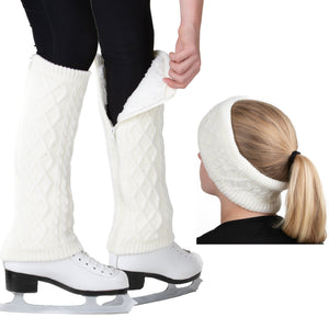 CRS Cross Leg Warmers and Headband Set