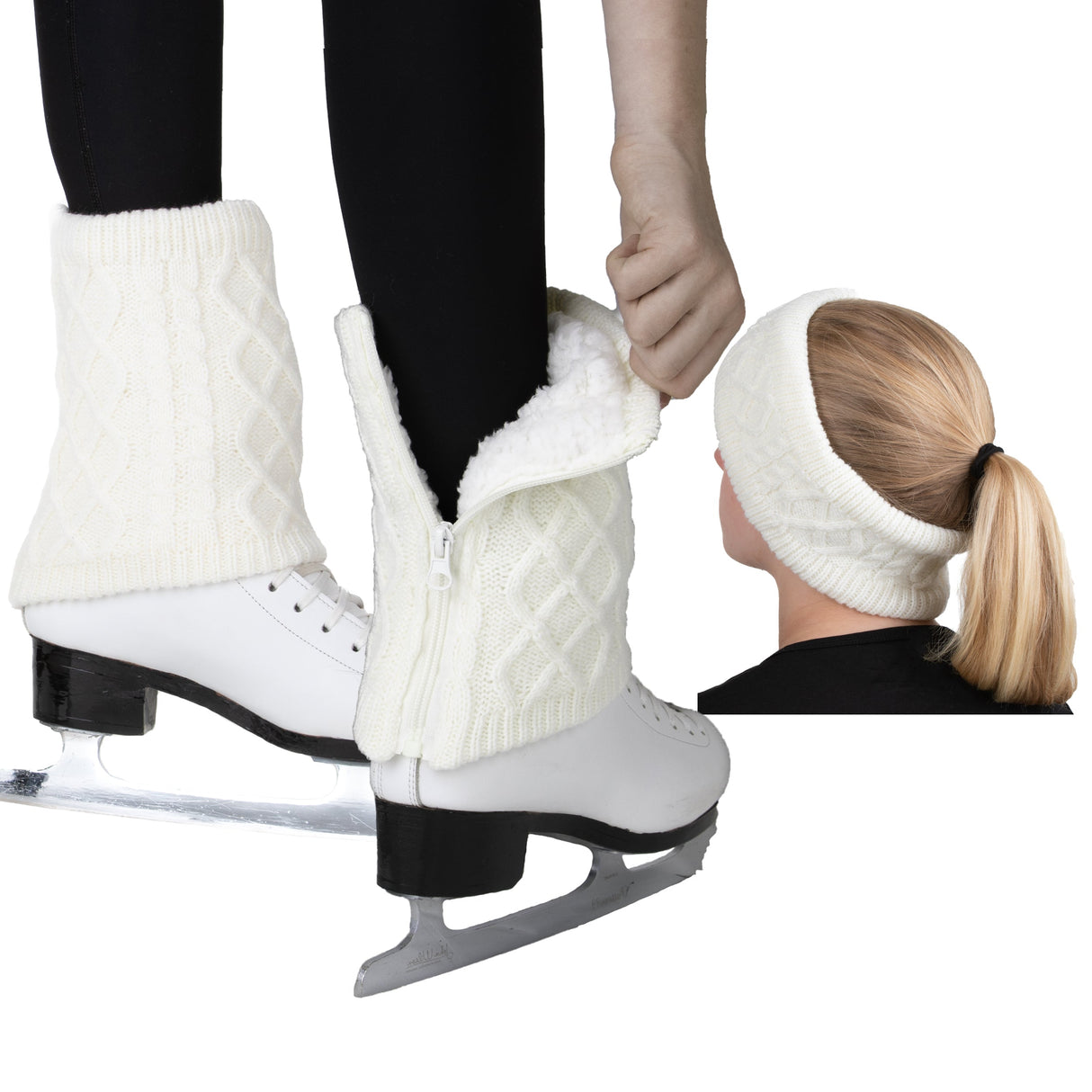 CRS Cross Leg Warmers and Headband Set
