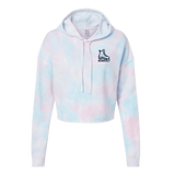 Pixel Skate Cotton Candy Hooded Crop - Adults Skate Too LLC