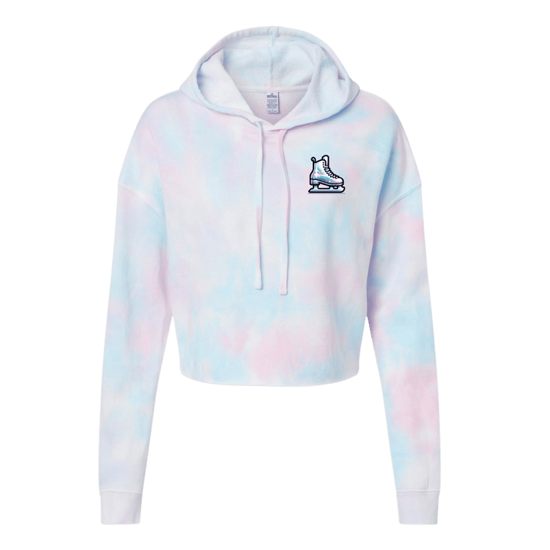 Pixel Skate Cotton Candy Hooded Crop
