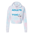 Adults Skate Too OG Cotton Candy Hooded Crop - Adults Skate Too LLC