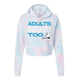 Adults Skate Too OG Cotton Candy Hooded Crop - Adults Skate Too LLC