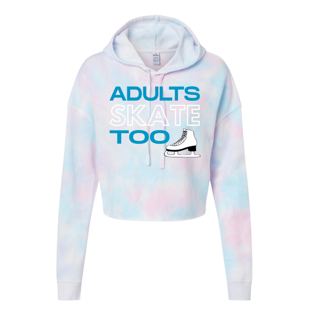 Adults Skate Too OG Cotton Candy Hooded Crop
