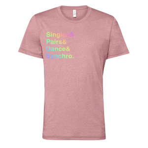 [VAULT] Singles & Pairs & Dance & Synchro. T-Shirt