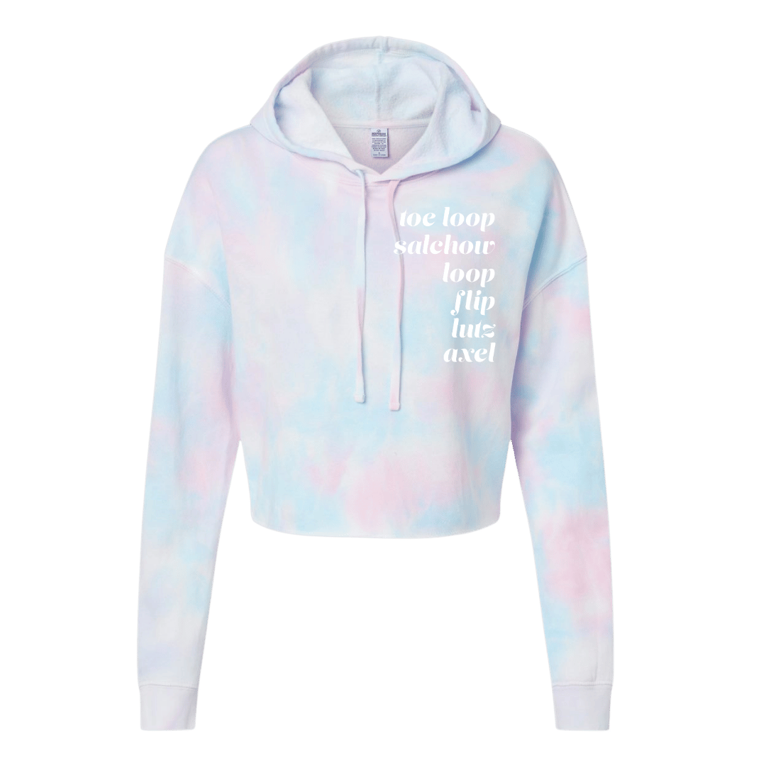 Jumps Cotton Candy Hooded Crop