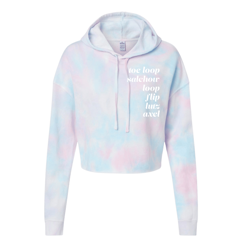 Jumps Cotton Candy Hooded Crop