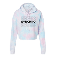 SYNCHRO Cotton Candy Hooded Crop
