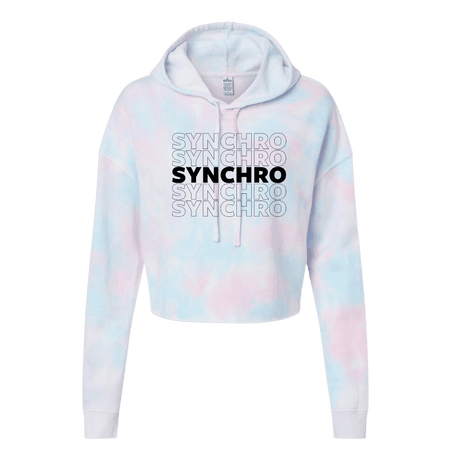 SYNCHRO Cotton Candy Hooded Crop - Adults Skate Too LLC