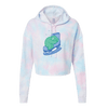 Skating Sloth Cotton Candy Hooded Crop