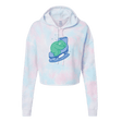 Skating Sloth Cotton Candy Hooded Crop - Adults Skate Too LLC